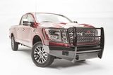 Fab Fours Black Steel Front Bumpers For 16-24 Nissan Titan XD & 17-24 Nissan Titan — view 4 of 4