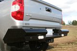 Fab Fours Black Steel Rear Bumpers For 2007-2013 Toyota Tundra - TT07-T1550-1 — view 3 of 4