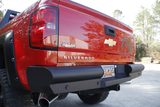 Fab Fours Black Steel Elite Rear Bumpers For 2014-2018 Chevrolet/GMC Silverado/Sierra 1500 & 2019 LD/LTD - CS14-U3150-1 — view 2 of 3