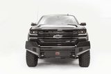 Fab Fours Black Steel Front Bumpers For 16-18 Chevrolet Silverado 1500 & 2019 LD — view 1 of 8
