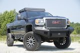 Fab Fours Black Steel Elite Front Bumpers For 2015-2019 GMC Sierra 2500/3500 — view 5 of 8