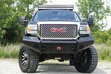 Fab Fours Black Steel Front Bumpers For 2011-2014 GMC Sierra 2500/3500 — view 1 of 8