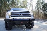 Fab Fours Black Steel Front Bumpers For 2014-2021 Toyota Tundra — view 4 of 8