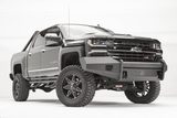 Fab Fours Black Steel Elite Front Bumpers For 2016-2018 Chevrolet Silverado 1500 & 2019 LD — view 7 of 8