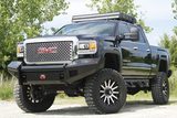 Fab Fours Black Steel Front Bumpers For 2015-2019 GMC Sierra 2500/3500 — view 3 of 8