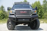 Fab Fours Black Steel Elite Front Bumpers For 2015-2019 GMC Sierra 2500/3500 — view 1 of 8