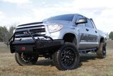 Fab Fours Black Steel Front Bumpers For 2014-2021 Toyota Tundra — view 6 of 8