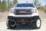 Fab Fours Black Steel Front Bumpers For 2007-2013 GMC Sierra 1500 — view 1 of 8