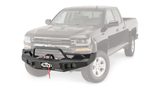 Warn Ascent Front Bumper For 2016-2018 Chevrolet Silverado 1500 - 100920 — view 3 of 4