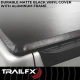 TrailFX Soft Folding Tonneau Cover For 2021-2026 Ford F-150 6'7" Bed - TFX3320 — view 4 of 8
