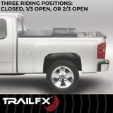 TrailFX Soft Folding Tonneau Cover For 2021-2026 Ford F-150 6'7" Bed - TFX3320 — view 5 of 8