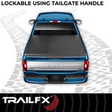 TrailFX Soft Folding Tonneau Cover For 2021-2026 Ford F-150 6'7" Bed - TFX3320 — view 8 of 8