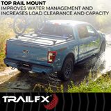 TrailFX RC1 Manual Retractable Tonneau Cover For 2015-2026 Ford F-150 5'7" Bed - TFX6003 — view 7 of 8
