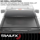 TrailFX RC1 Manual Retractable Tonneau Cover For 2015-2026 Ford F-150 6'7" Bed - TFX6004 — view 5 of 8