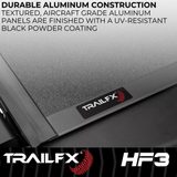 TrailFX HF3 Hard Tonneau Cover For 2003-2026 Dodge RAM 2500/3500 6'4" Bed - TFX8012 — view 4 of 8