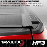 TrailFX HF3 Hard Tonneau Cover For 2003-2026 Dodge RAM 2500/3500 6'4" Bed - TFX8012 — view 6 of 8