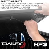 TrailFX HF3 Hard Tonneau Cover For 2003-2026 Dodge RAM 2500/3500 6'4" Bed - TFX8012 — view 7 of 8