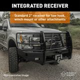 Ranch Hand Sport Winch-Ready Front Bumper For 2017-2022 Ford F-250/350/450 - FBF205BLR — view 8 of 8