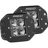 Rigid Industries D-Series Pro Flood Flush Mount Black Pair - 212113 — view 1 of 3