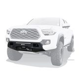 Westin Pro-Series Winch Mount Front Bumper — view 5 of 8