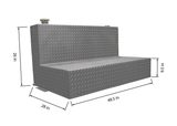 Chandler L-Shaped Transfer Tank — view 6 of 8