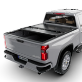 Worksport AL4 Flip-Up Hard Trifold Tonneau Cover For 07-18 Chevrolet/GMC Silverado/Sierra 1500 & 08-19 2500/3500 6'6" Bed - 4912360 — view 3 of 8