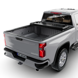 Worksport AL4 Flip-Up Hard Trifold Tonneau Cover For 07-18 Chevrolet/GMC Silverado/Sierra 1500 & 08-19 2500/3500 6'6" Bed - 4912360 — view 2 of 8