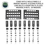 OVS Under Side Door Molle Panels (Pair) For Expedition Truck Cap - EXP02 — view 4 of 7