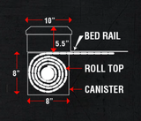 Truck Covers USA American Work Cover Jr. For 04-23 Ford F-150 & 22-26 F-150 Lightning 5'7" Bed - CRJR103 — view 4 of 8