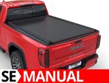 Tessera SE Manual Retractable Tonneau Bed Cover For 14-26 GMC/Chevrolet Sierra/Silverado 1500 8' Bed - 5212062605252 — view 1 of 8