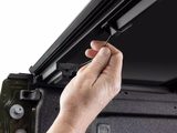 BAKFlip MX4 TS Hard Folding Tonneau Cover w/ T-Slot Rails For 2022-2026 Nissan Frontier 5' Bed - 449538TS — view 6 of 8