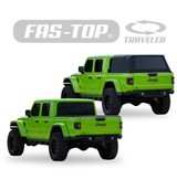 Fas-Top Traveler | 2 in 1 Topper & Tonneau Cover For 2020-2026 Jeep Gladiator 5' Bed — view 2 of 8