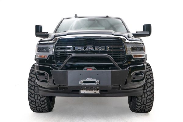 Fab Fours Winch Mount Front Bumpers For 2019-2024 RAM 2500/3500 - DR19-N4460-1