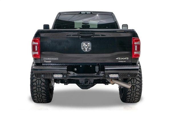 Fab Fours Black Steel Rear Bumpers