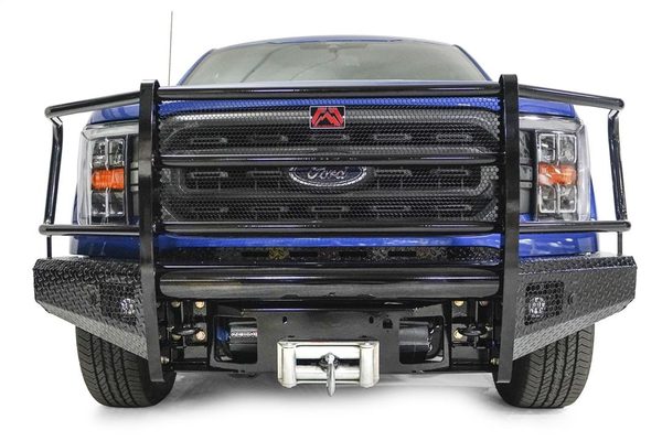 Fab Fours Black Steel Front Bumpers For 2021-2023 Ford F-150 - FF21-K5060-1