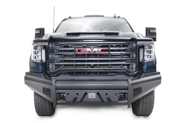 Fab Fours Black Steel Elite Front Bumpers For 2020-2023 GMC Sierra 2500/3500