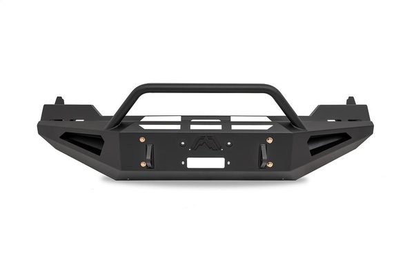 Fab Fours Red Steel Front Bumpers For 2013-2018 RAM 1500 & 2019-2024 Classic - DR13-RS2462-1