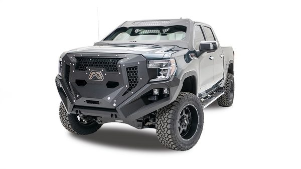 Fab Fours Front Grumpers For 2019-2021 GMC Sierra 1500 & 2022 LTD - GR3900-1