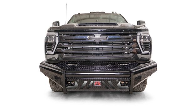 Fab Fours Black Steel Front Bumpers For 2024-2025 Chevrolet Silverado 2500/3500