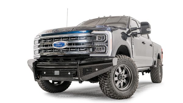 Fab Fours Black Steel Front Bumpers For 2023-2025 Ford F-250/350/450