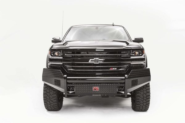 Fab Fours Black Steel Front Bumpers For 16-18 Chevrolet Silverado 1500 & 2019 LD