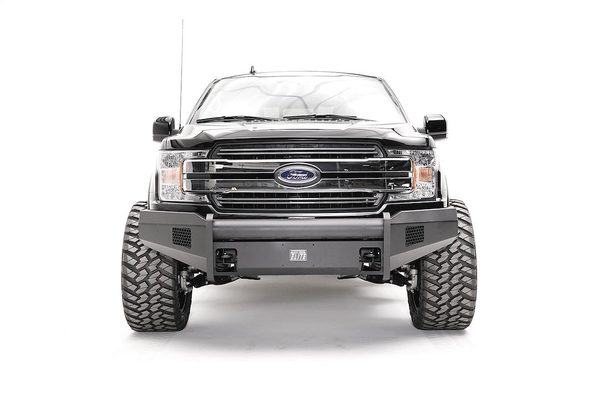 Fab Fours Black Steel Elite Front Bumpers For 2018-2020 Ford F-150