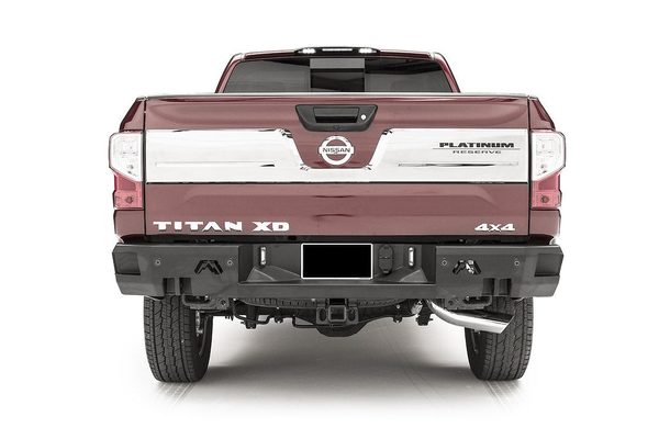Fab Fours Premium Rear Bumpers For 2016-2024 Nissan Titan XD & 2020-2024 Titan - NT16-W3751-1