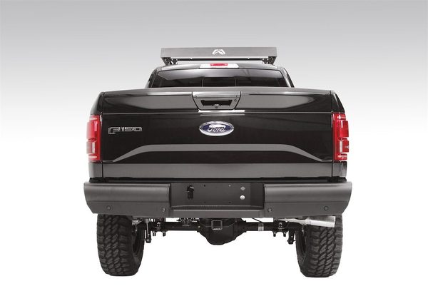 Fab Fours Black Steel Elite Rear Bumpers For 2009-2014 Ford F-150 - FF09-U1750-1