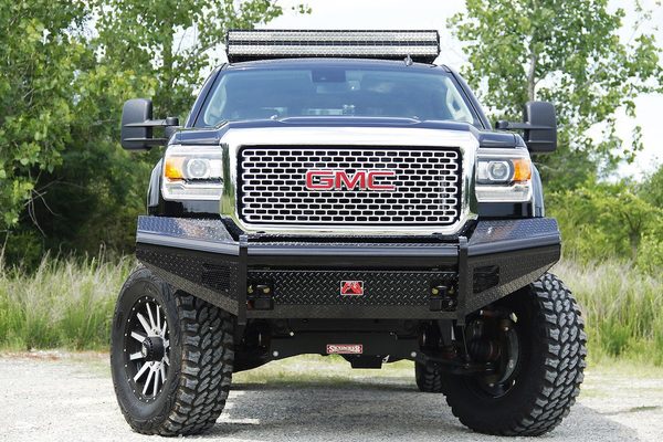 Fab Fours Black Steel Front Bumpers For 2015-2019 GMC Sierra 2500/3500