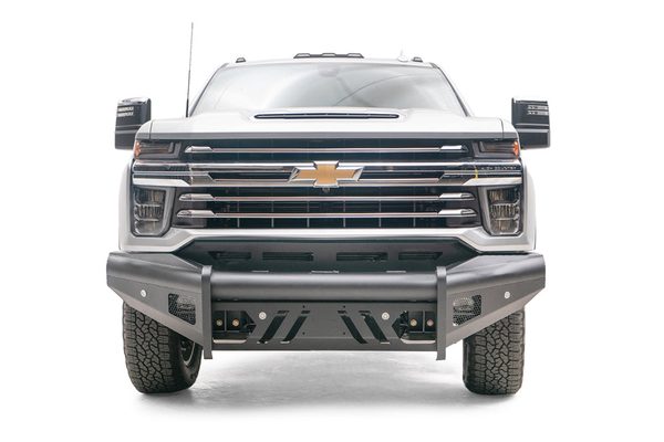 Fab Fours Black Steel Elite Front Bumpers For 2020-2023 Chevrolet Silverado 2500/3500