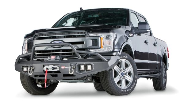Warn Ascent Front Bumper For 2018-2020 Ford F-150 - 100916