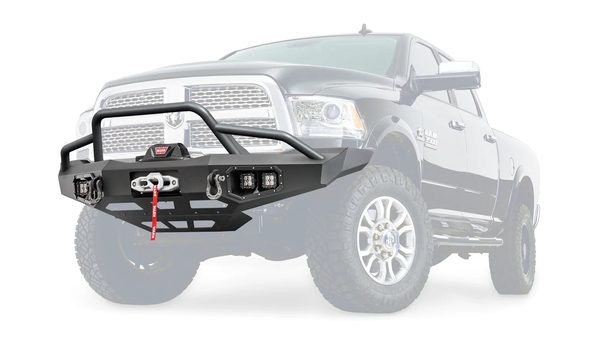 Warn Ascent Front Bumper For 2011-2018 RAM 2500/3500 - 100923