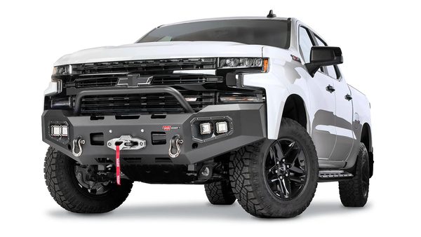 Warn Ascent Front Bumper For 2019-2026 Chevrolet Silverado 1500 - 105785