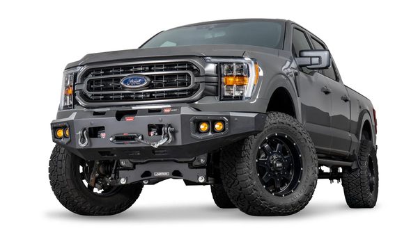 Warn Ascent Front Bumper For 2021-2026 Ford F-150 - 107638